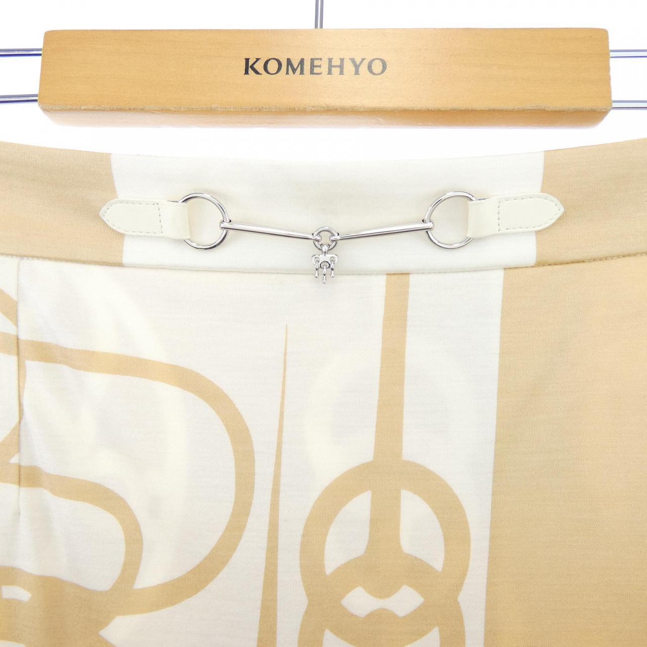 エルメス シルクスカート
