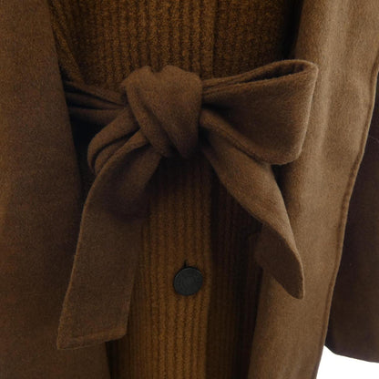 エルメス LOOK12 Knit Details カシミヤコート