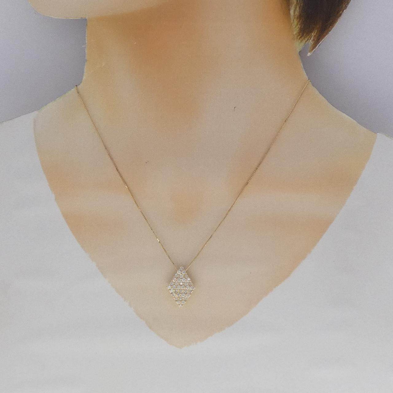 Au750ダイヤモンドネックレス