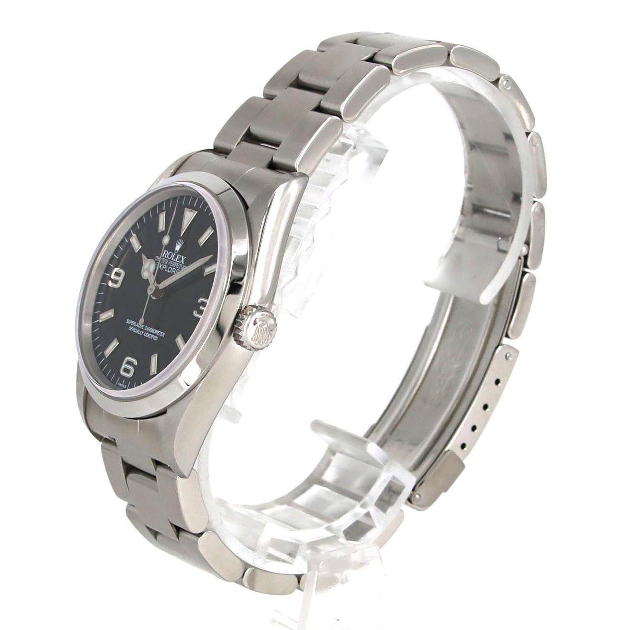 ロレックス エクスプローラーI ステンレススチール 自動巻