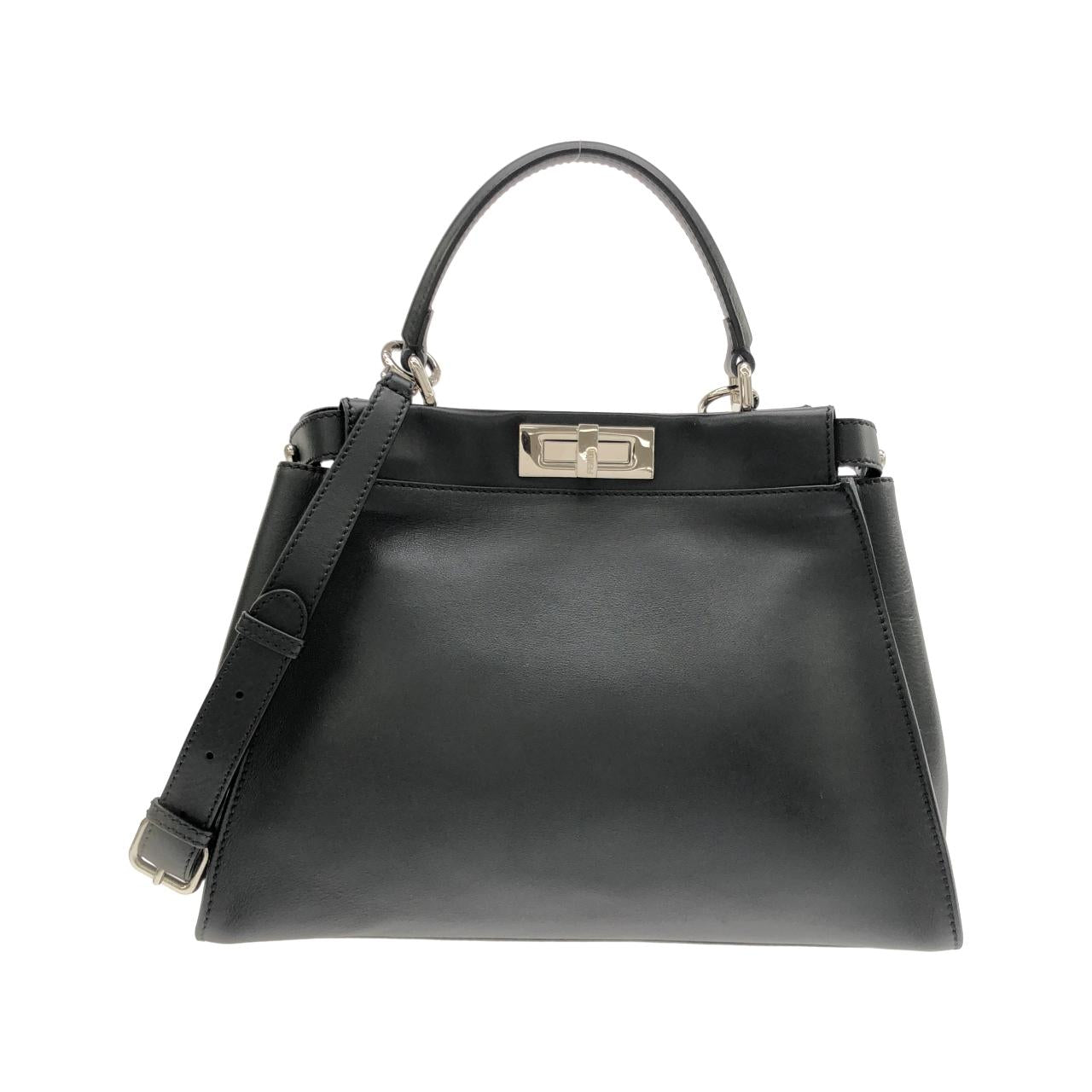 フェンディ BAG BUGSピーカブー カーフ ハンドバッグ