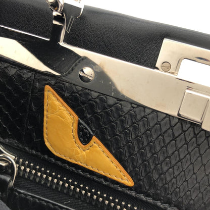 フェンディ BAG BUGSピーカブー カーフ ハンドバッグ