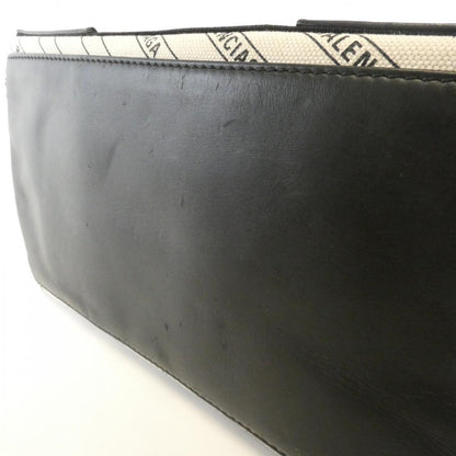 バレンシアガ ネイビー カバス リネンキャンバス トートバッグ