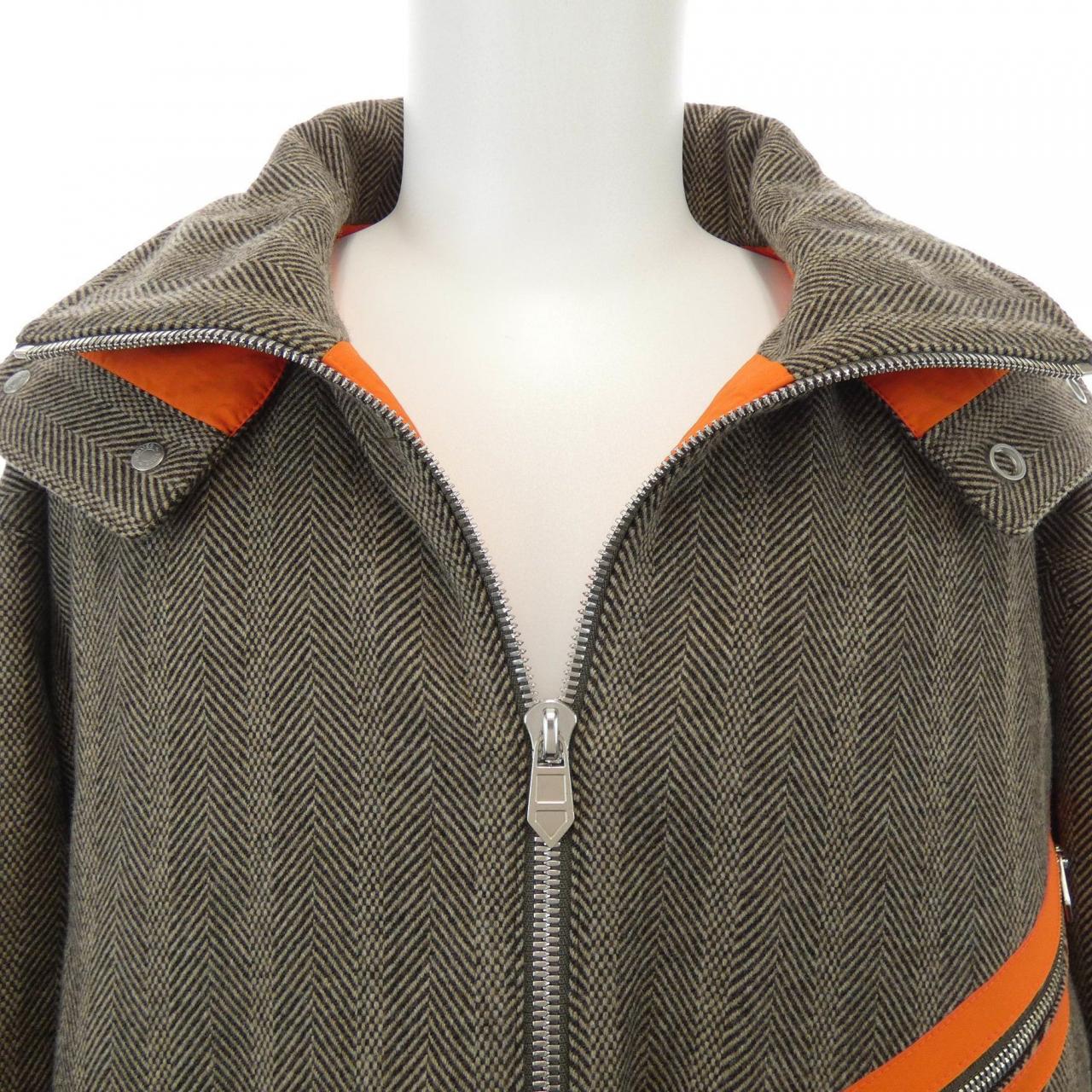 エルメス カシミヤ混ジャケット50