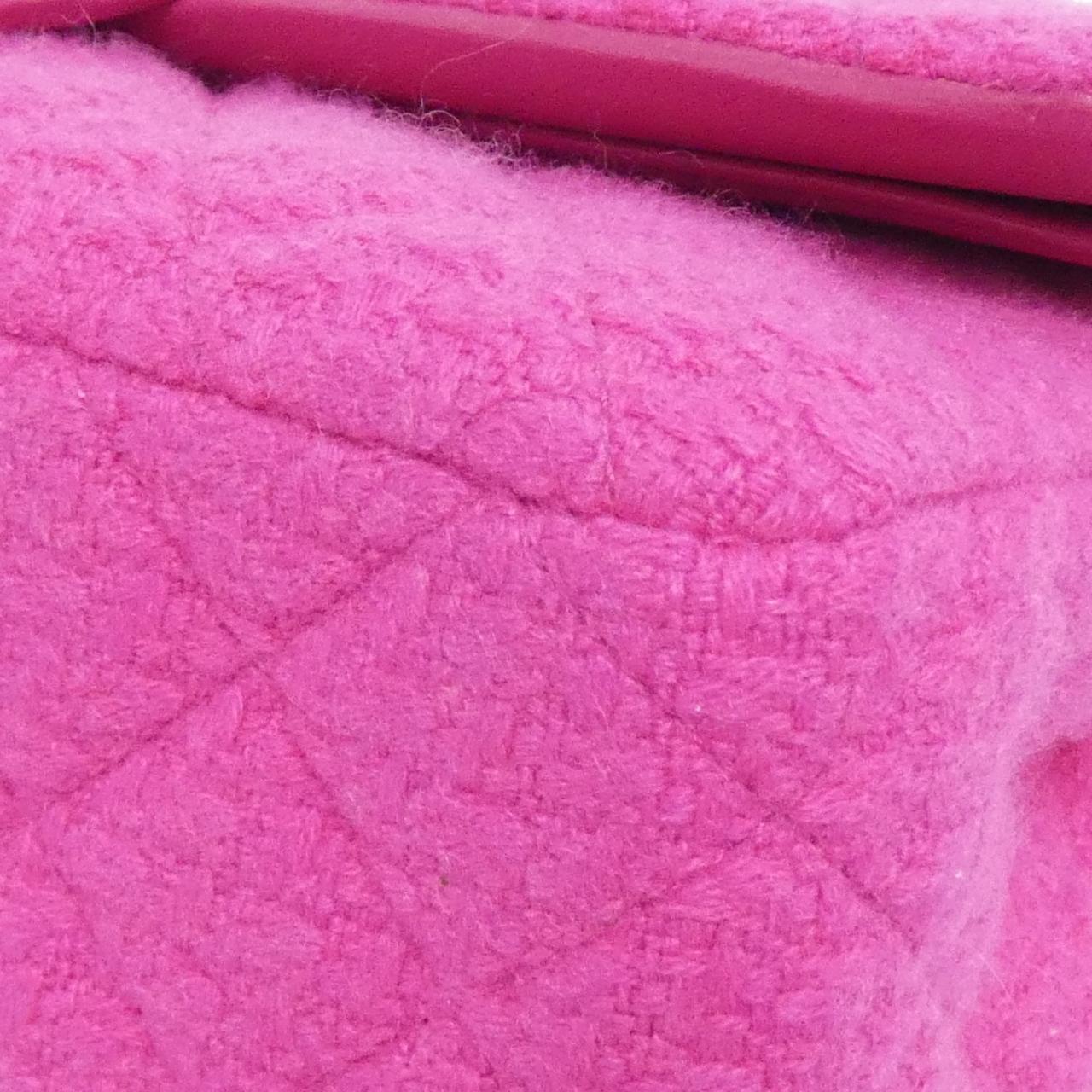 シャネル カシミヤツイードショルダーバッグ