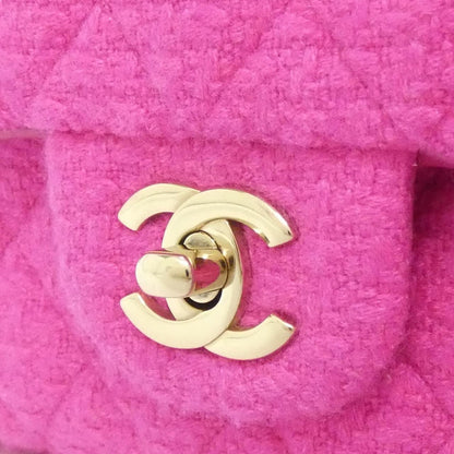 シャネル カシミヤツイードショルダーバッグ