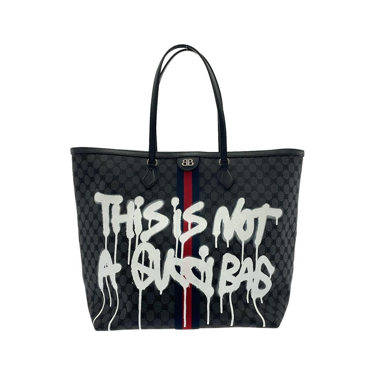 バレンシアガ HACKER GRAFFITI ラージ トートバッグ キャンバス トートバッグ