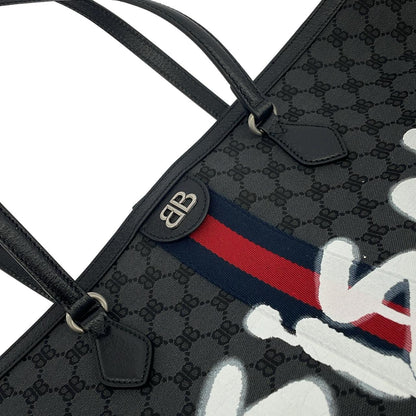 バレンシアガ HACKER GRAFFITI ラージ トートバッグ キャンバス トートバッグ