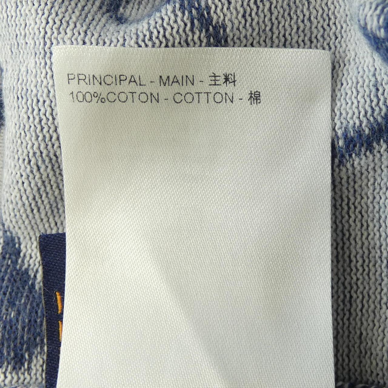 ルイヴィトン コットンショートスリーブクルーネックニット