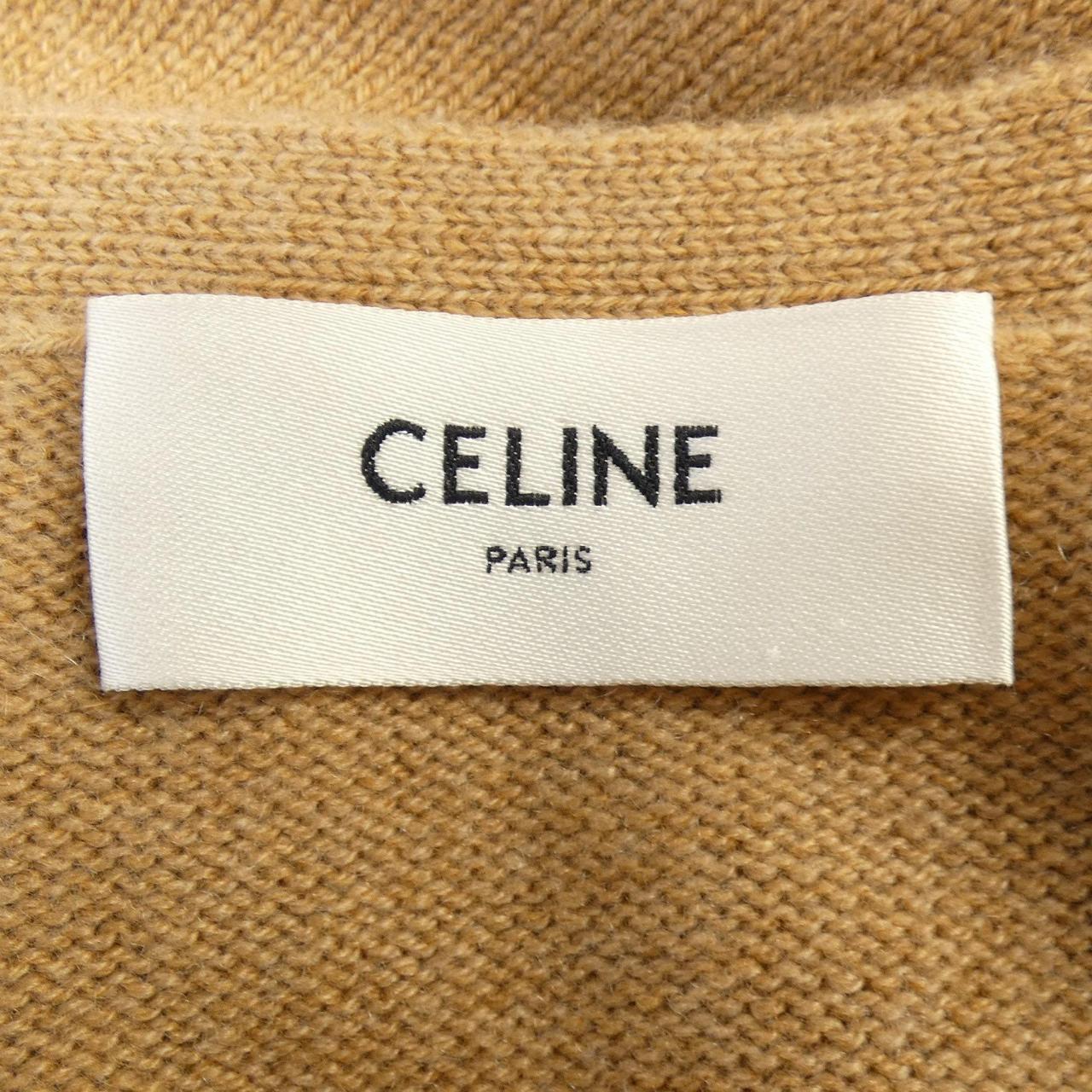 セリーヌ トリオンフ カシミヤ ロングカーディガン