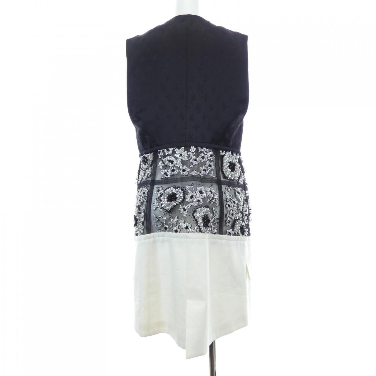 ルイヴィトン Mixed Material Floral Sleeve ロングベスト