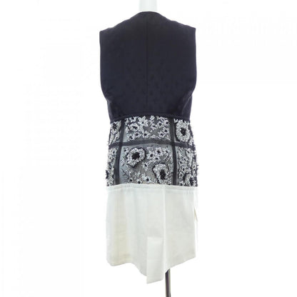 ルイヴィトン Mixed Material Floral Sleeve ロングベスト