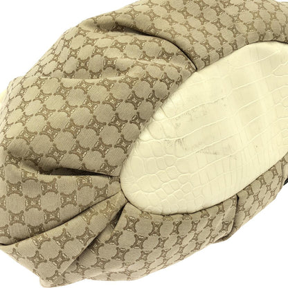 セリーヌ PILLOW SMALL キャンバスレザーショルダーバッグ