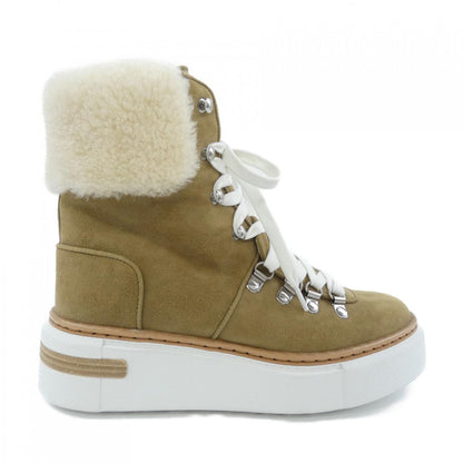 エルメス BOTTINES FLOCON シープスキンブーツ 35.5