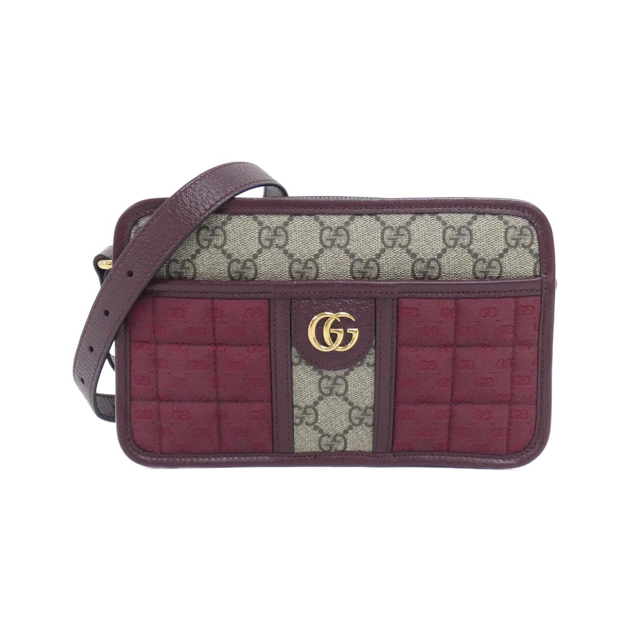 グッチ GGスプリーム ミニGGキルティングキャンバス ショルダーバッグ