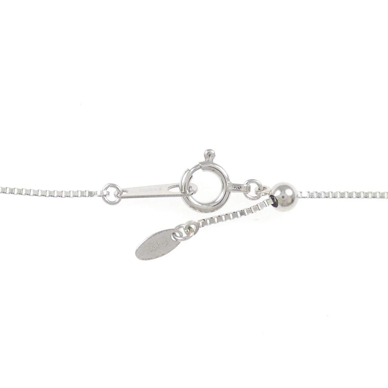 プラチナPT900 PT850 クロスダイヤモンドネックレス 1.00CT