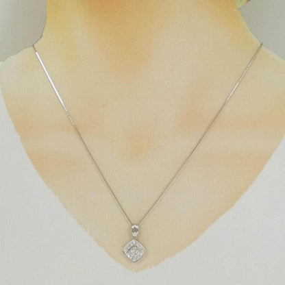 プラチナ850 ダイヤモンドネックレス