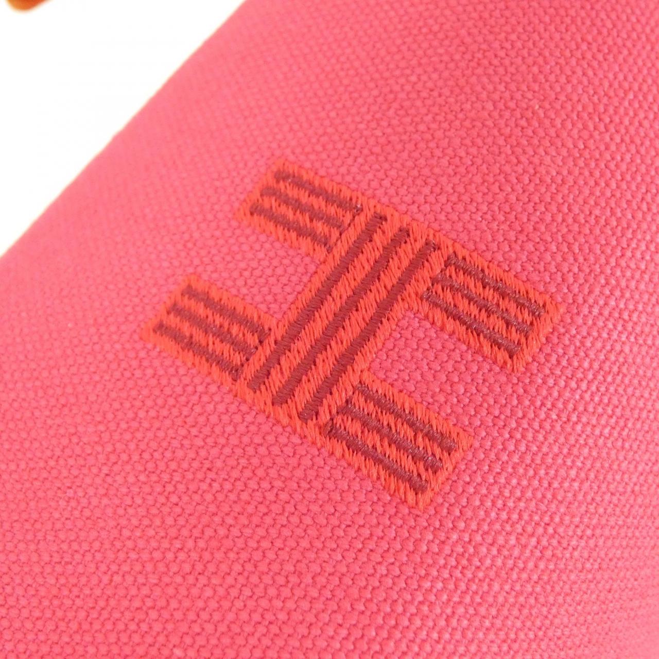 エルメス ブリッドアブラックPM キャンバス ポーチ