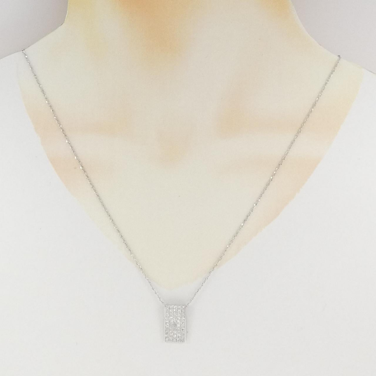 Pt900/PT850ダイヤモンドネックレス