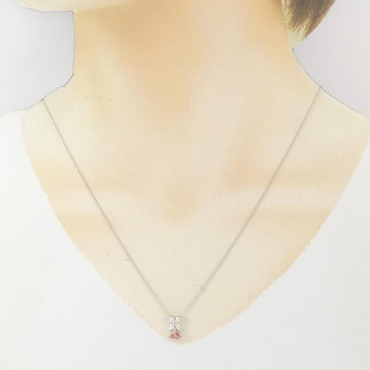 プラチナ PT900 PT850 サファイア ダイヤモンド ネックレス