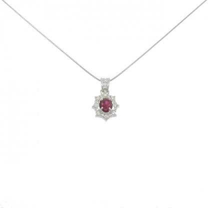 プラチナ 0.63CT 0.37CT 2wayネックレス