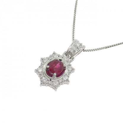 プラチナ 0.63CT 0.37CT 2wayネックレス