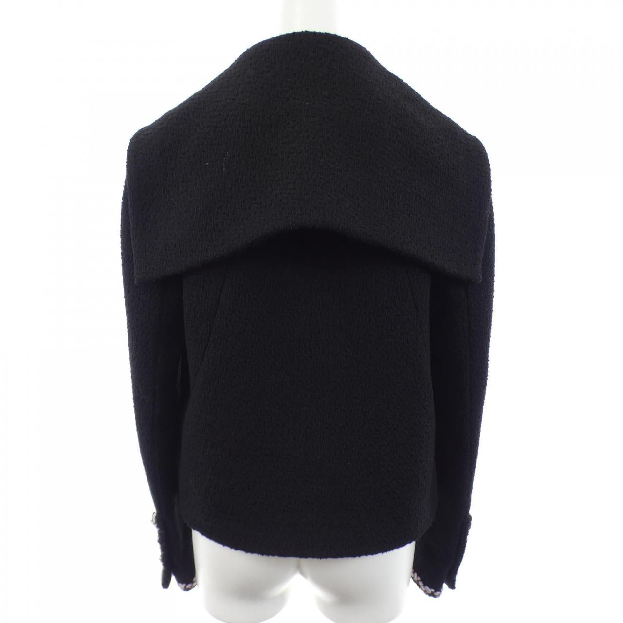 シャネル カシミヤ混ジャケット