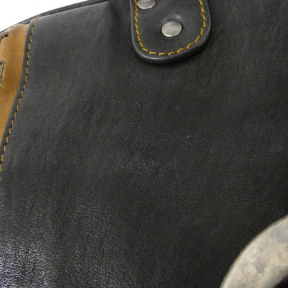 クリスチャンディオール レザーハンドバッグ