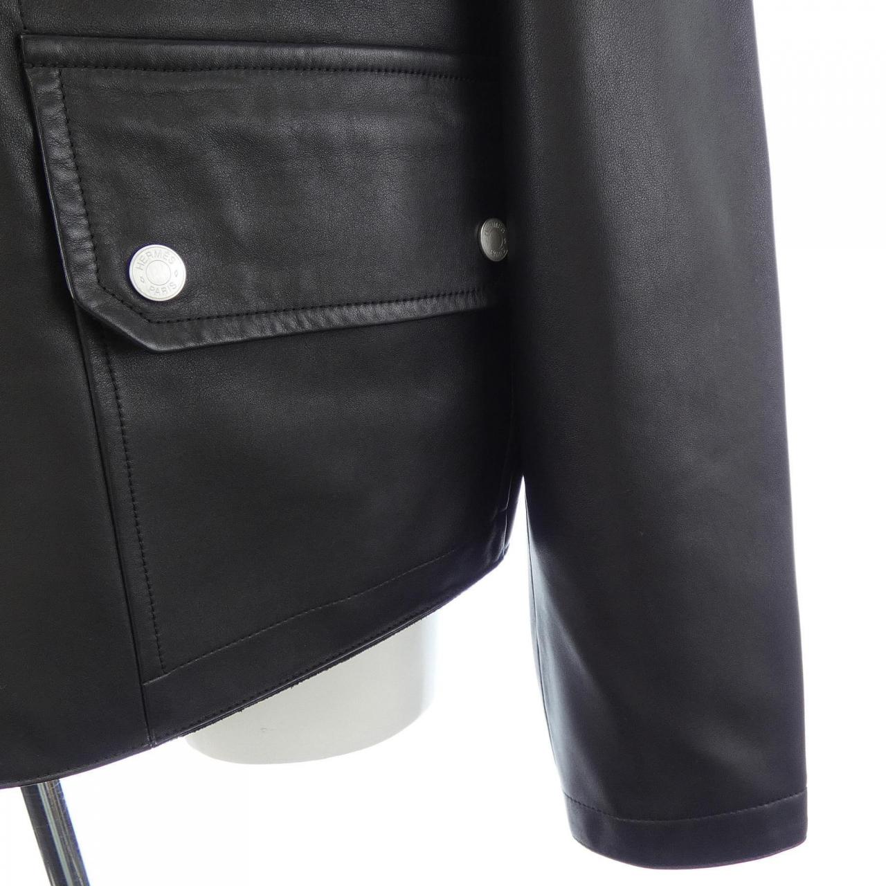 エルメス レザージャケット