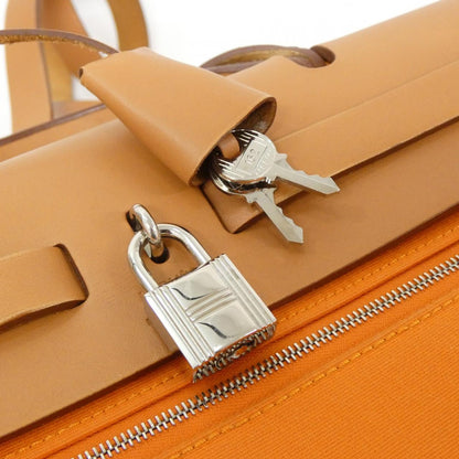 エルメス エールバッグジップ PM トワルオフィシエ ヴァッシュハンター バッグ