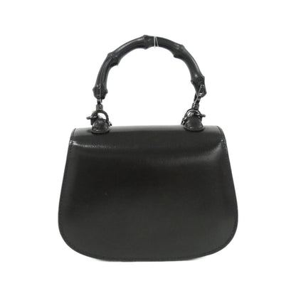 グッチ GUCCI BAMBOO 1947 レザーショルダーバッグ