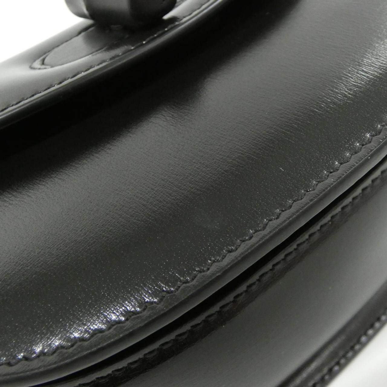 グッチ GUCCI BAMBOO 1947 レザーショルダーバッグ