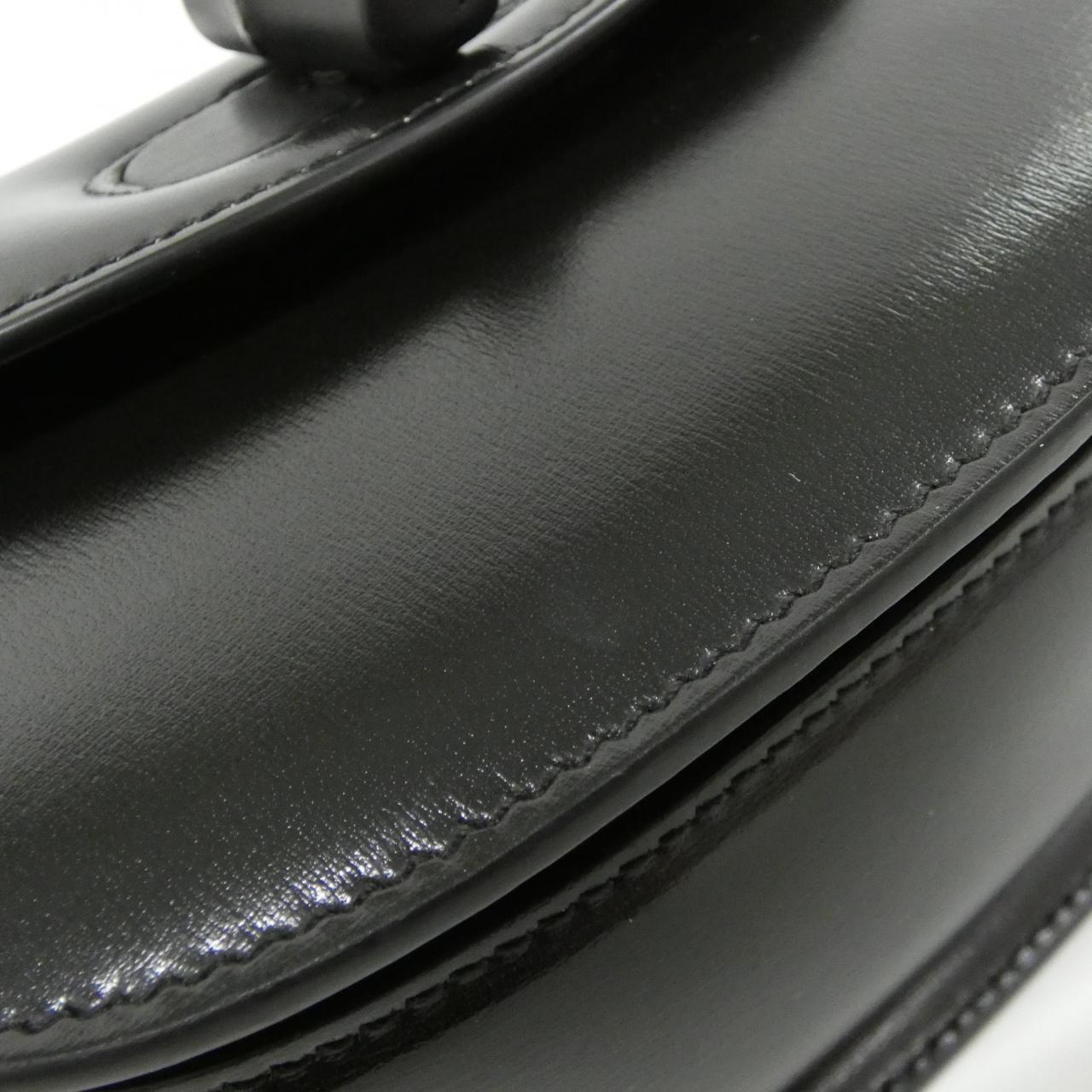 グッチ GUCCI BAMBOO 1947 レザーショルダーバッグ