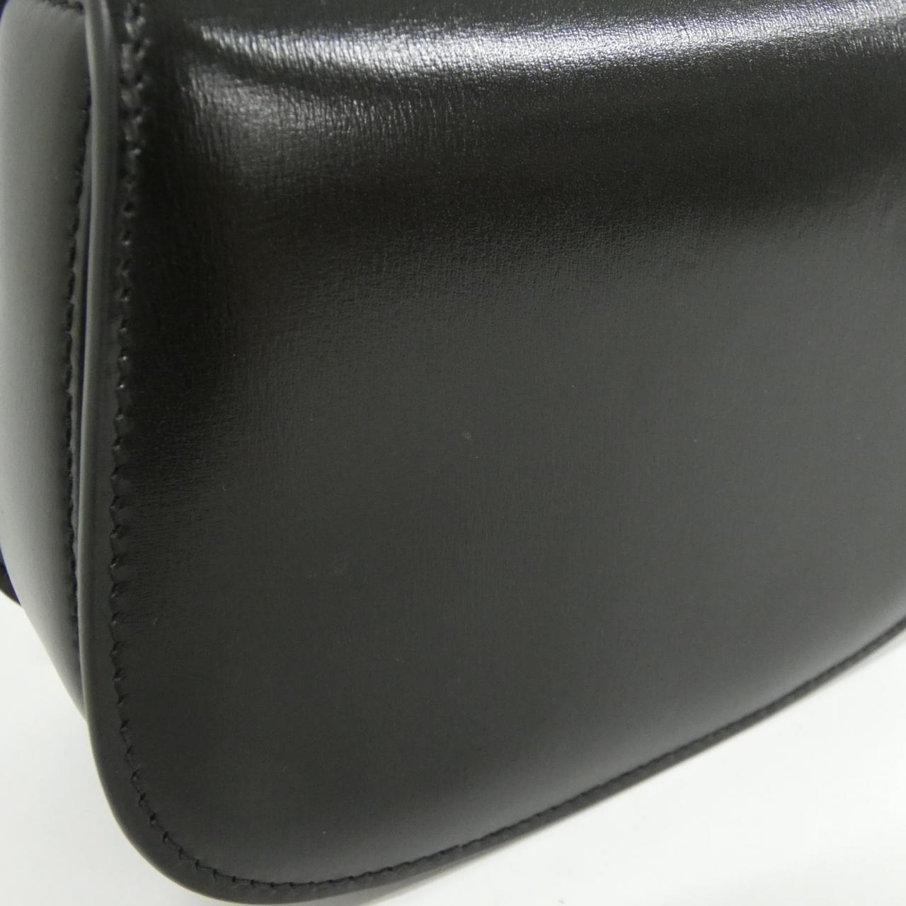 グッチ GUCCI BAMBOO 1947 レザーショルダーバッグ