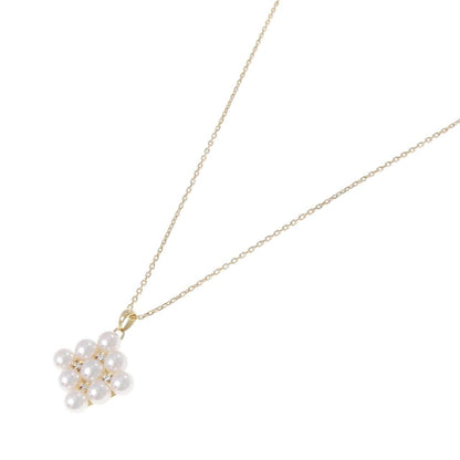 K18イエローゴールド アコヤパール ダイヤモンド ネックレス