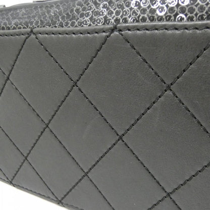 シャネル ナイロンメッシュ スパンコール ショルダーバッグ