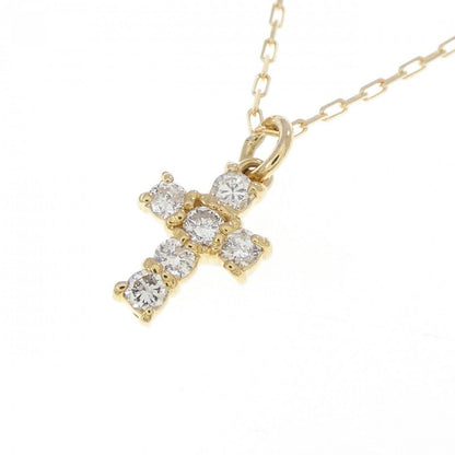 Au750 ダイヤモンド クロス ネックレス