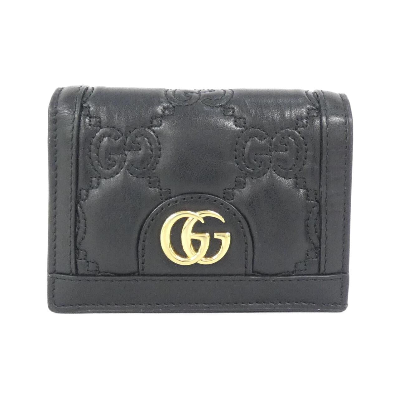グッチ GGマトラッセレザー二つ折り財布