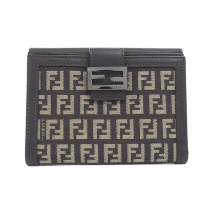 フェンディ キャンバス レザー 財布
