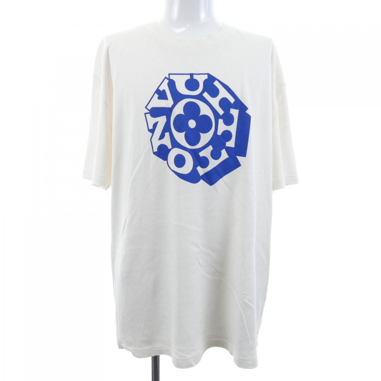 ルイヴィトン プリントシグネチャー コットンTシャツ
