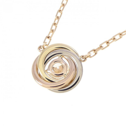 カルティエ トリニティ 18K ダイヤモンドネックレス
