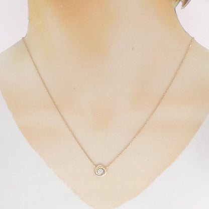 カルティエ トリニティ 18K ダイヤモンドネックレス