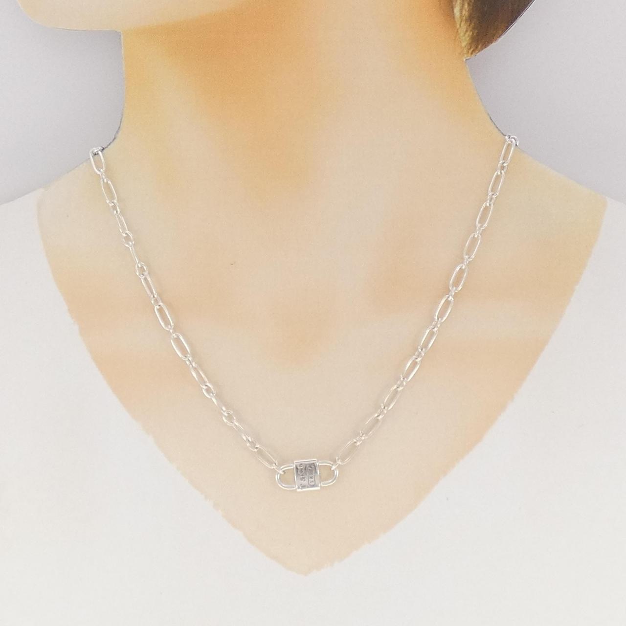 ティファニー 1837 スモール ダブル ロック 925シルバー ネックレス