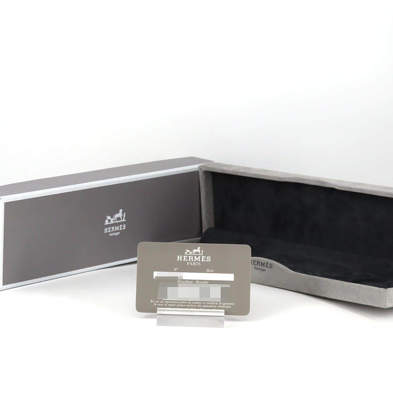 エルメス クリッパー ステンレススチールxゴールドメッキ クォーツ