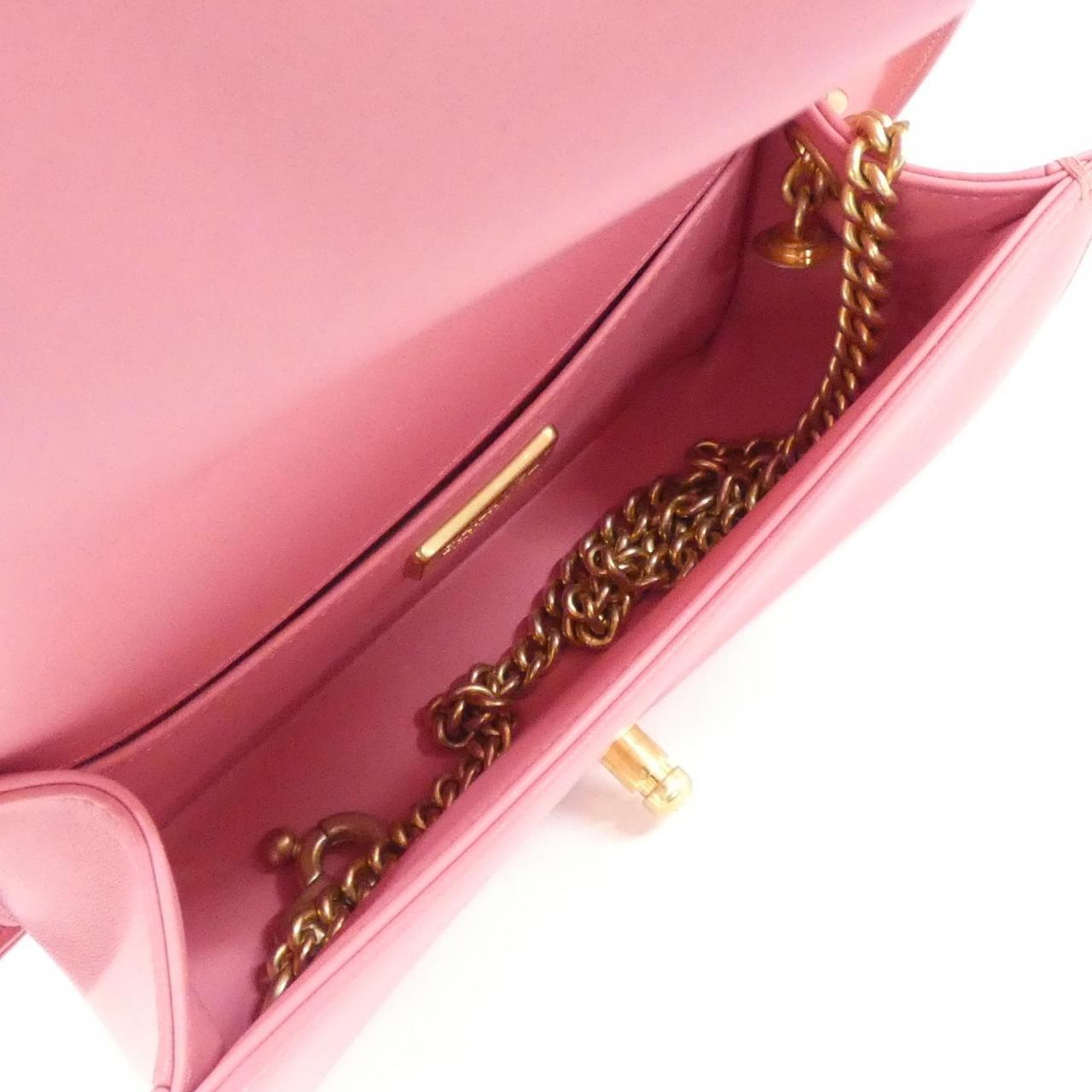 シャネル ボーイシャネル パイソン カーフ ショルダーバッグ
