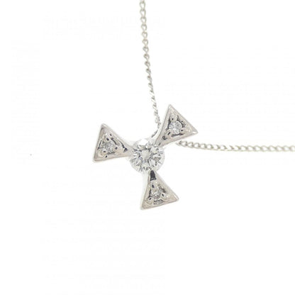 Pt900 ダイヤモンドネックレス 0.10CT