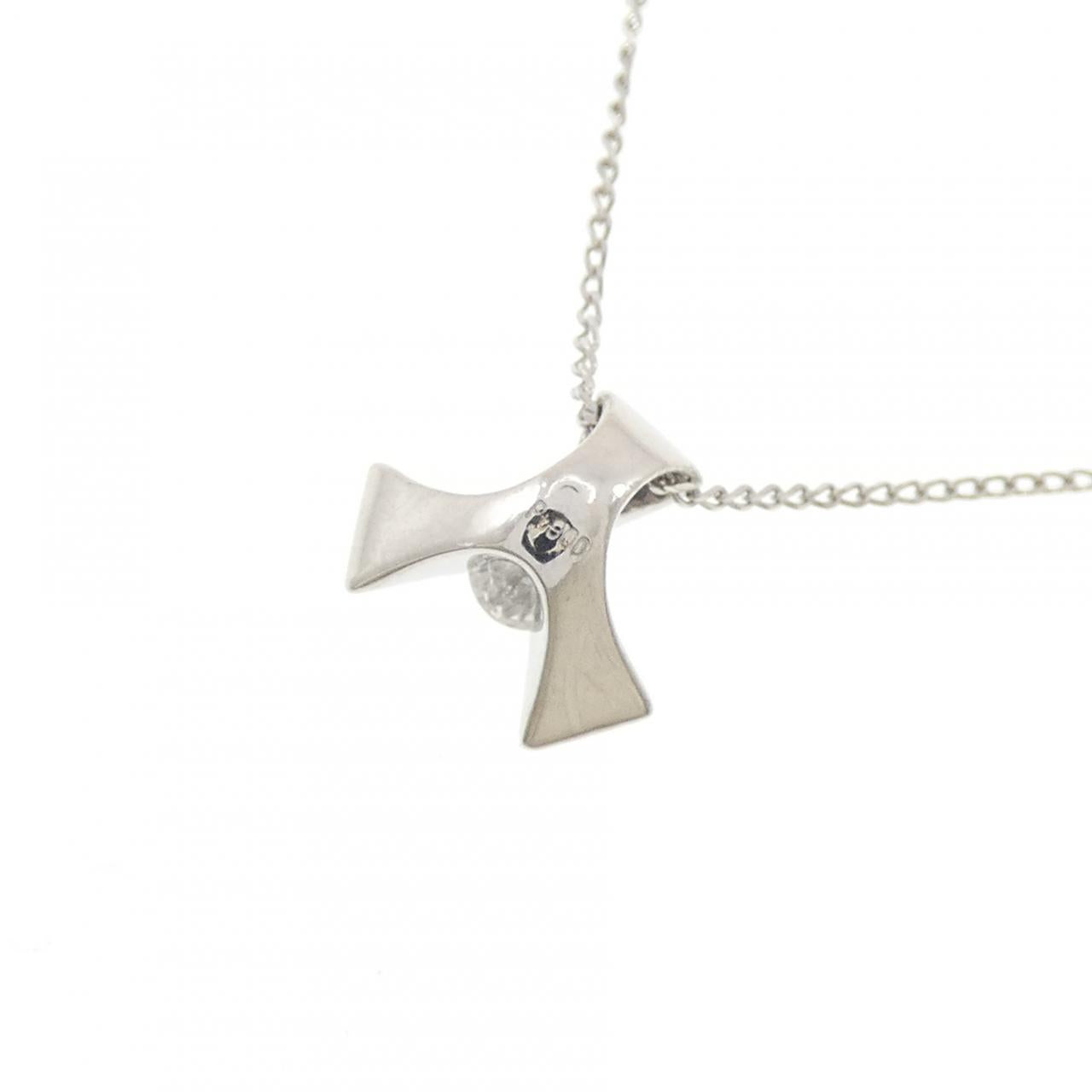 Pt900 ダイヤモンドネックレス 0.10CT