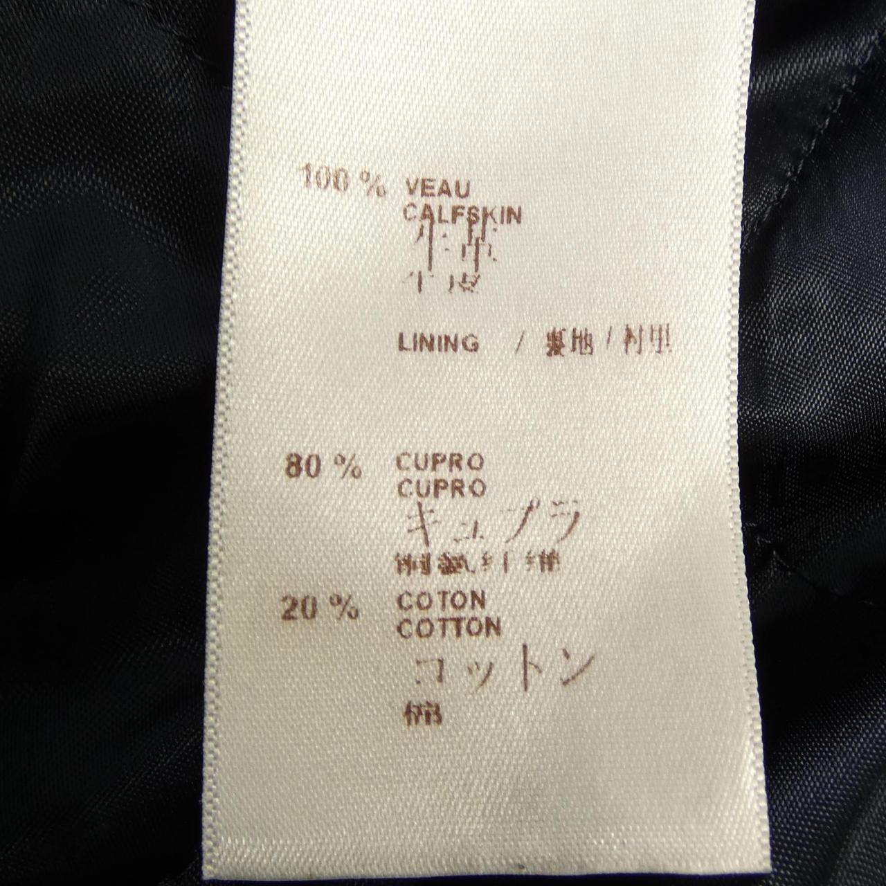 ルイヴィトン カーフスキンライダースジャケット