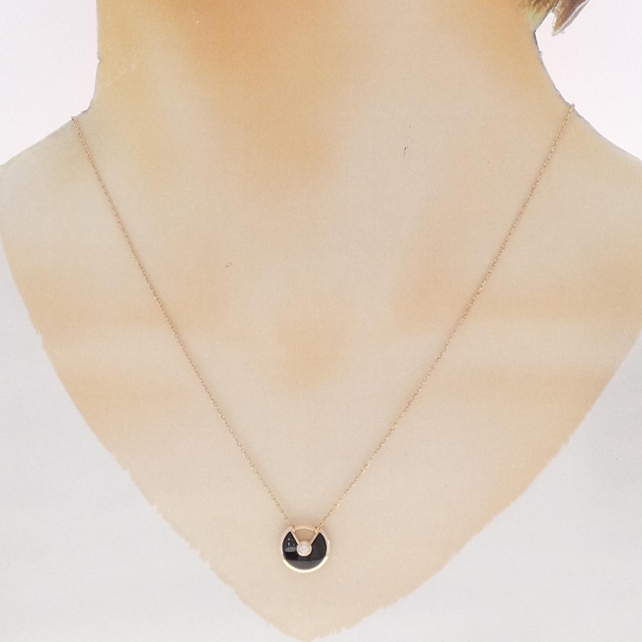 カルティエ アミュレット 750ピンクゴールド ネックレス