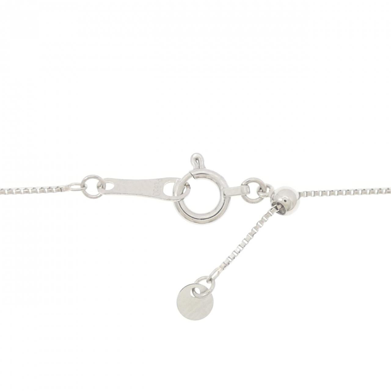 プラチナ 0.56CT 0.36CT ネックレス
